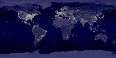 夜間地球影像